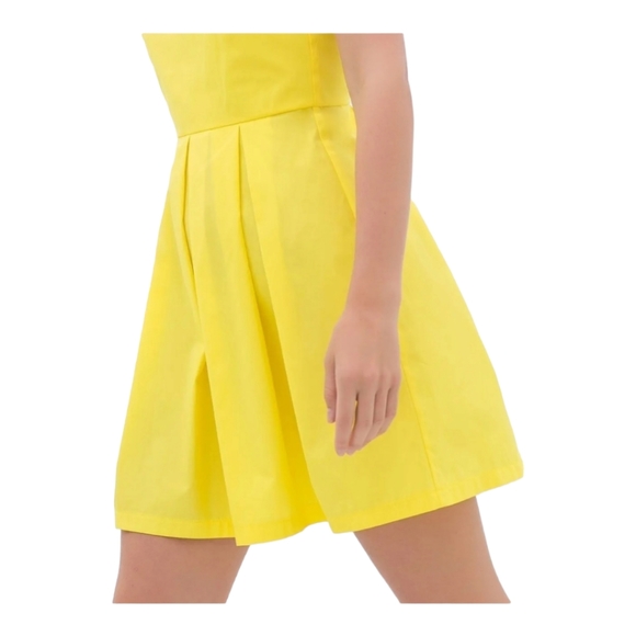 Zara Yellow Mini Dress Sold Out Online Size Medium - Picture 7 of 12